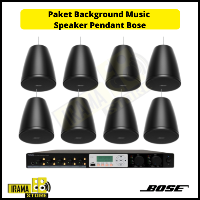 Paket Background Music Speaker Ceiling Pendant Bose DM3P - 8 Speaker